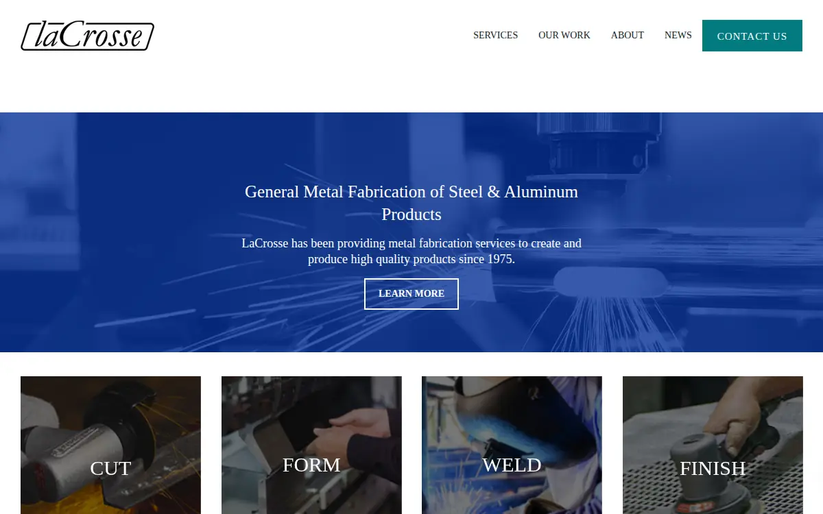 Homepage of Lacrosse Enterprises, INC.