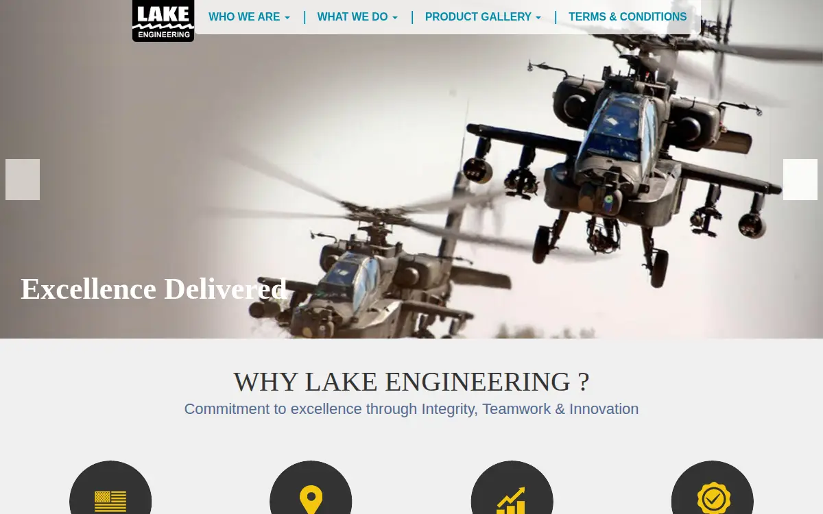 Homepage of Lake Engineering INC