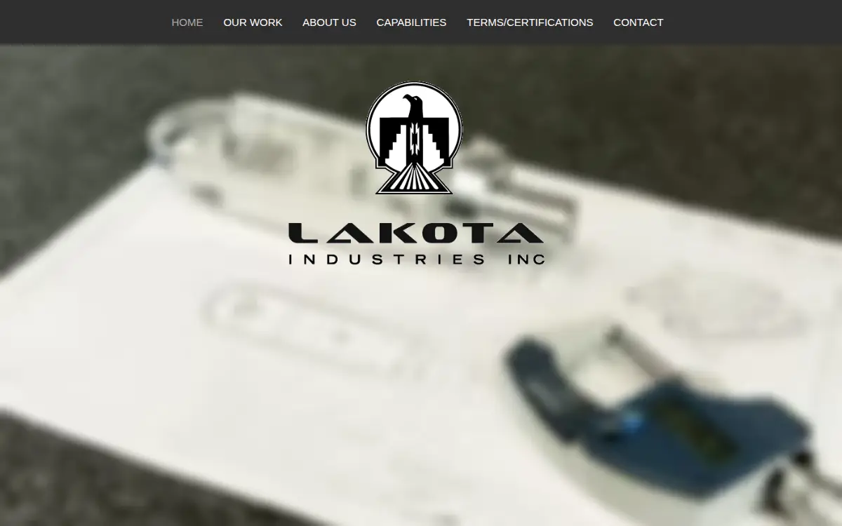 Homepage of Lakota Industries, INC.
