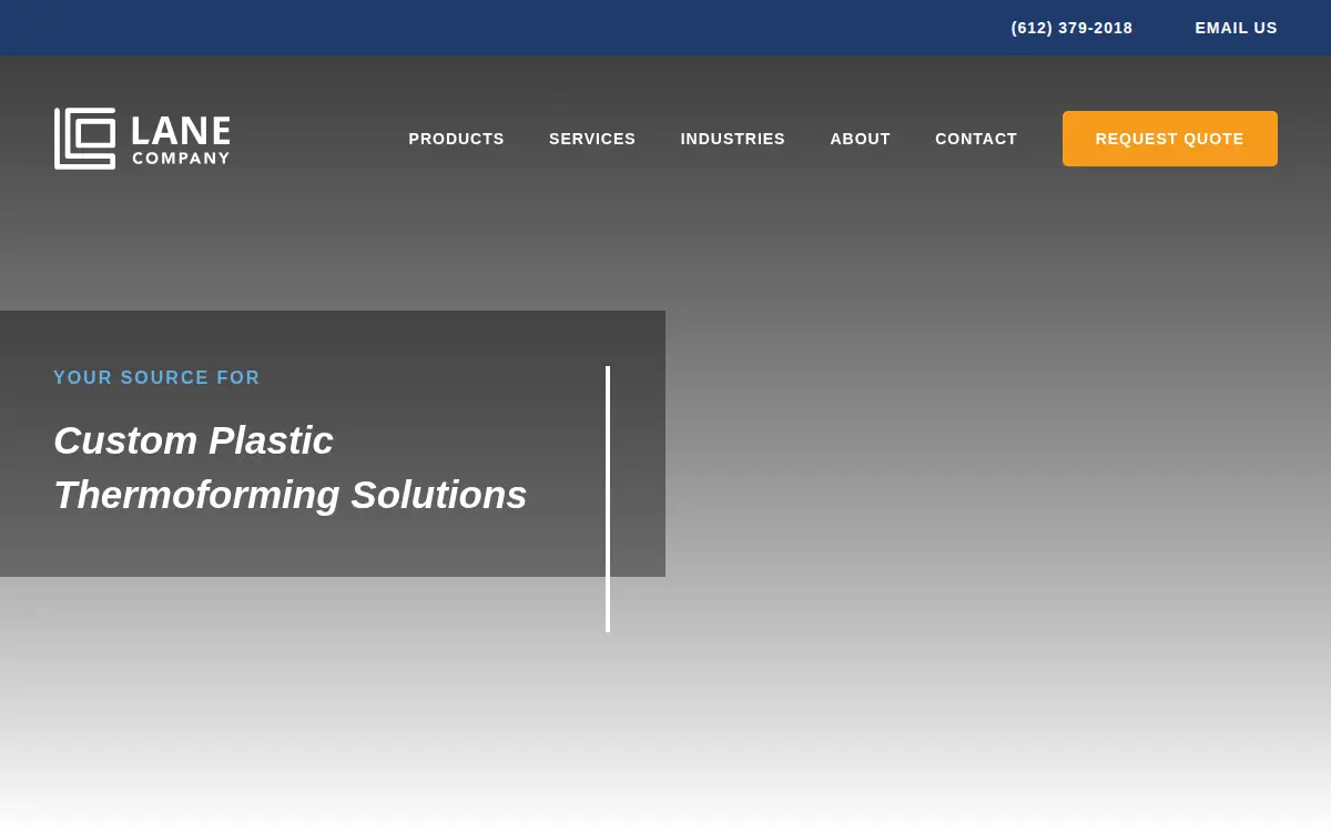 Homepage of Lane CO