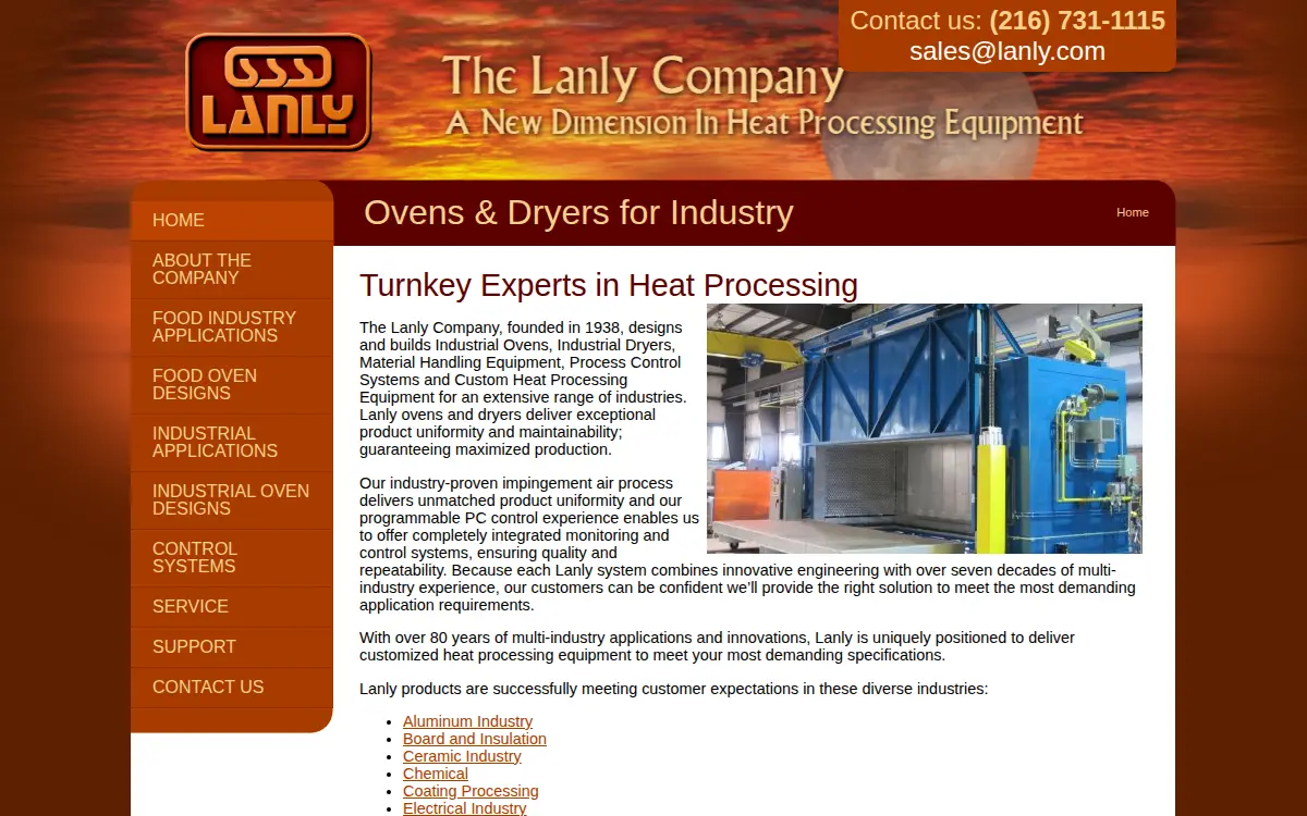 Homepage of Lanly CO