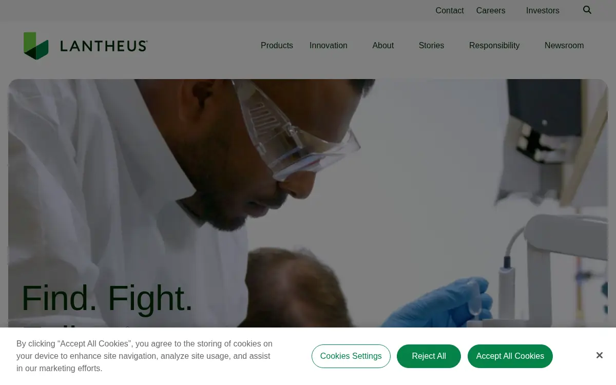 Homepage of Lantheus Holdings, INC.