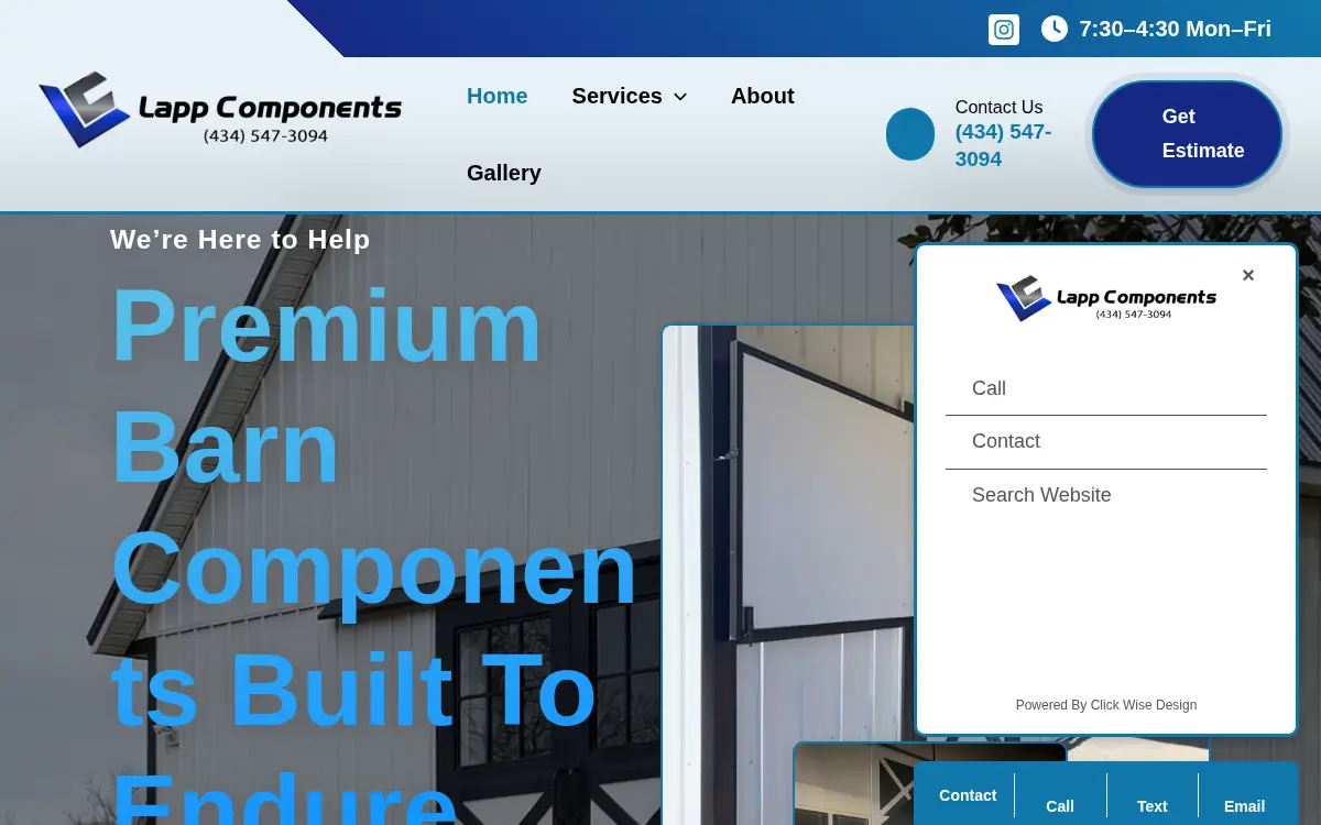 Homepage of Lapp Components LLC