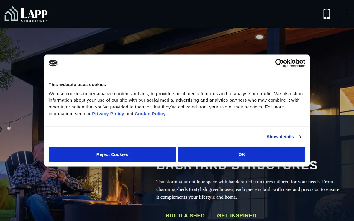 Homepage of Lapp Structures LLC