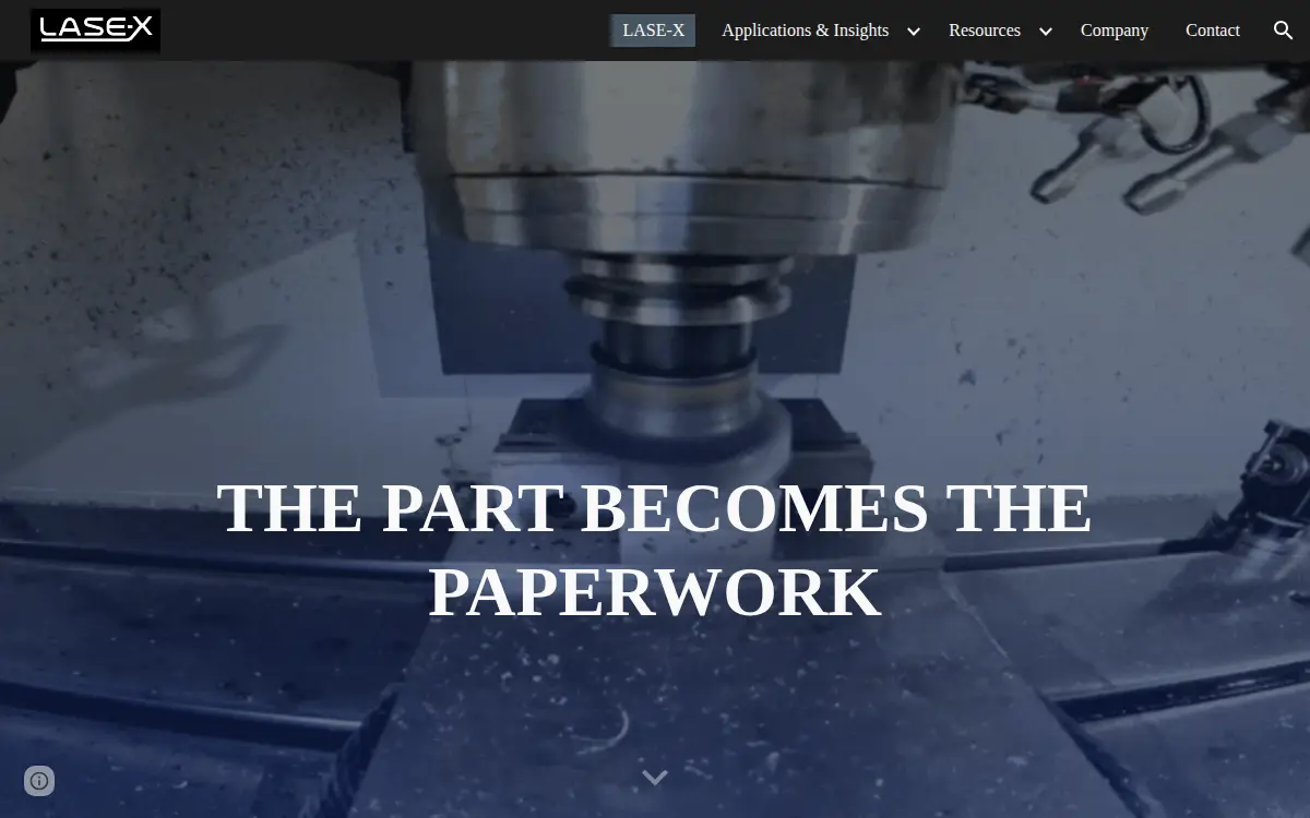 Homepage of Lase-x INC