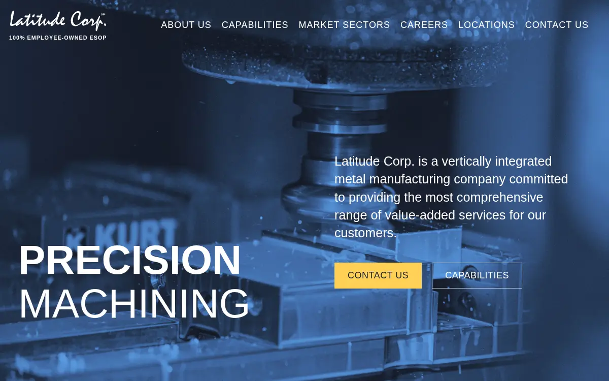 Homepage of Latitude CORP.