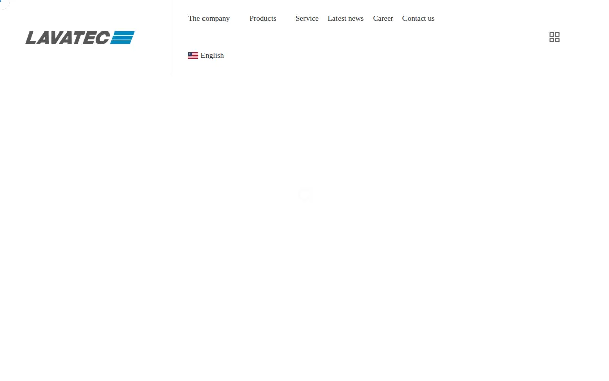 Homepage of Lavatec Laundry Technology INC.