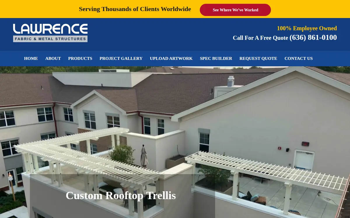 Homepage of Lawrence Fabric Structures INC