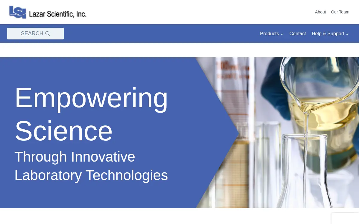 Homepage of Lazar Scientific INC