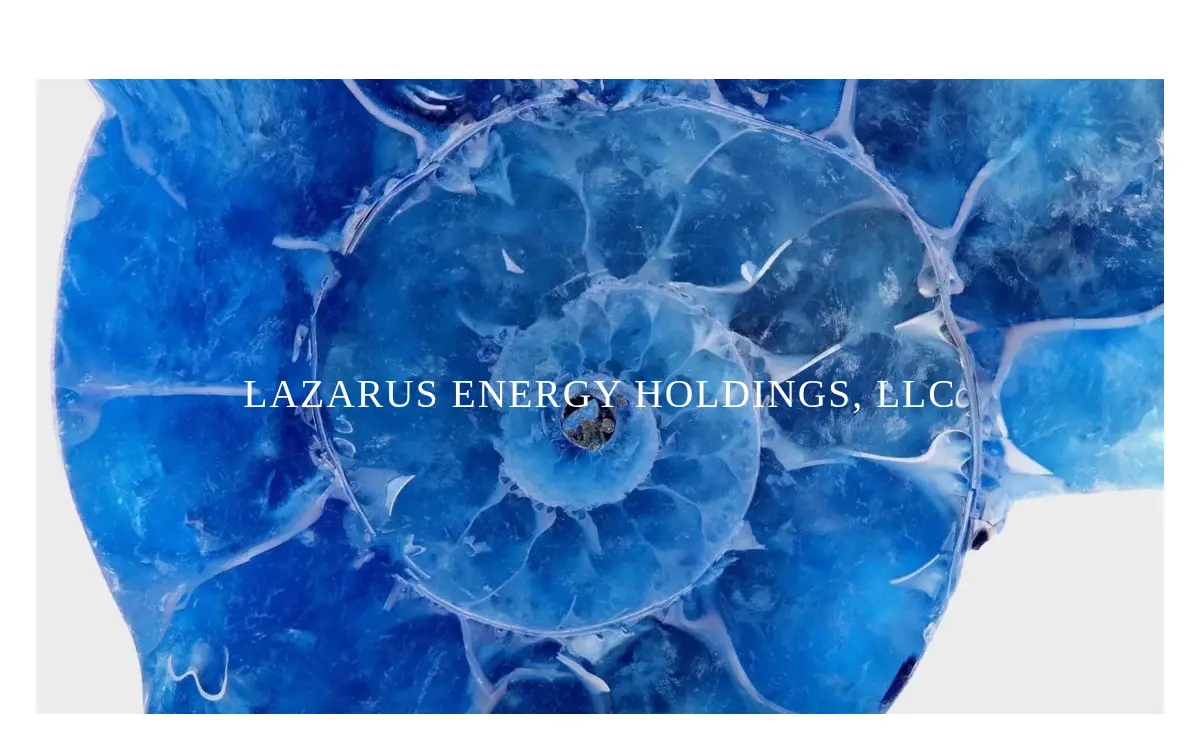 Homepage of Lazarus Energy Holdings LLC