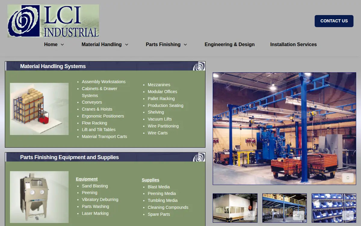 Homepage of Lci Industrial, INC.
