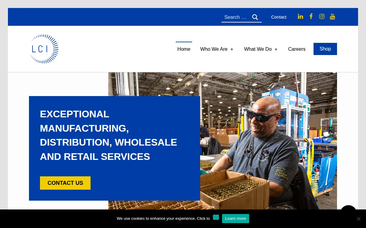 Homepage of Lc Industries INC