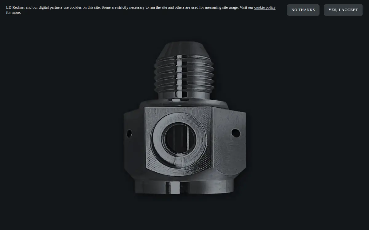 Homepage of L. D. Redmer Screw Products, INC.