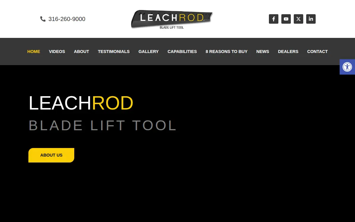 Homepage of Leachrod, L.l.c