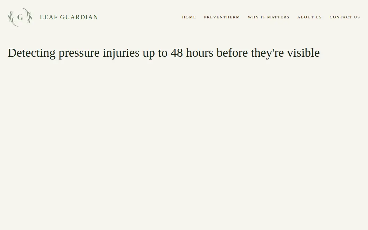 Homepage of Leafguardian INC.