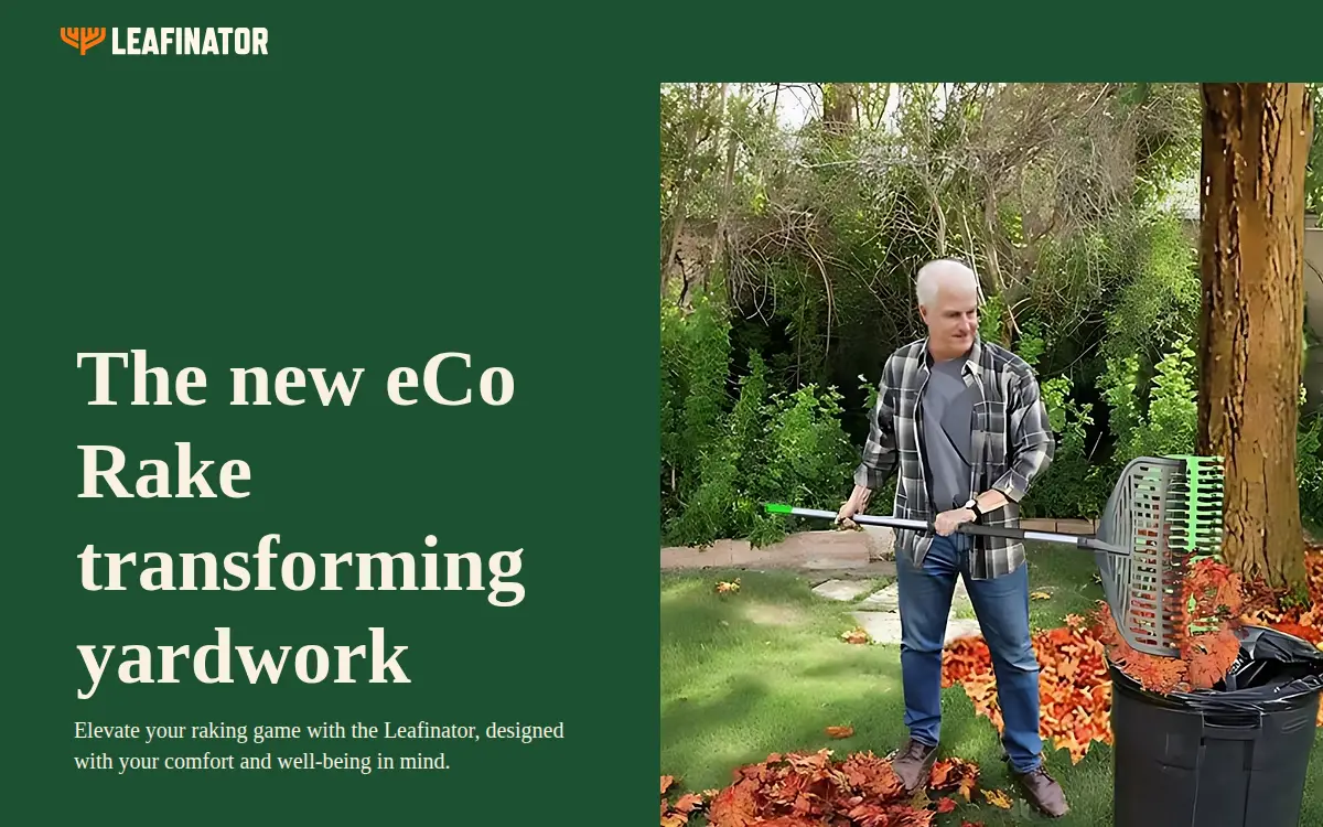 Homepage of The Leafinator LLC