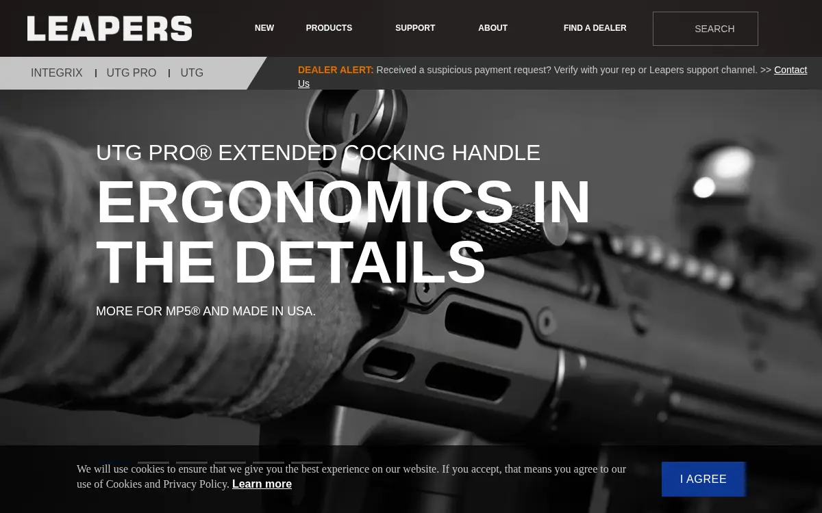 Homepage of Leapers INC