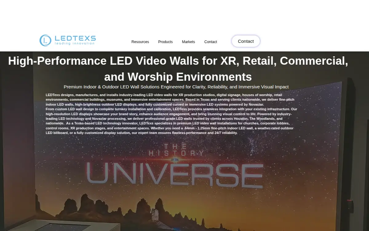 Homepage of Ledtexs CORP