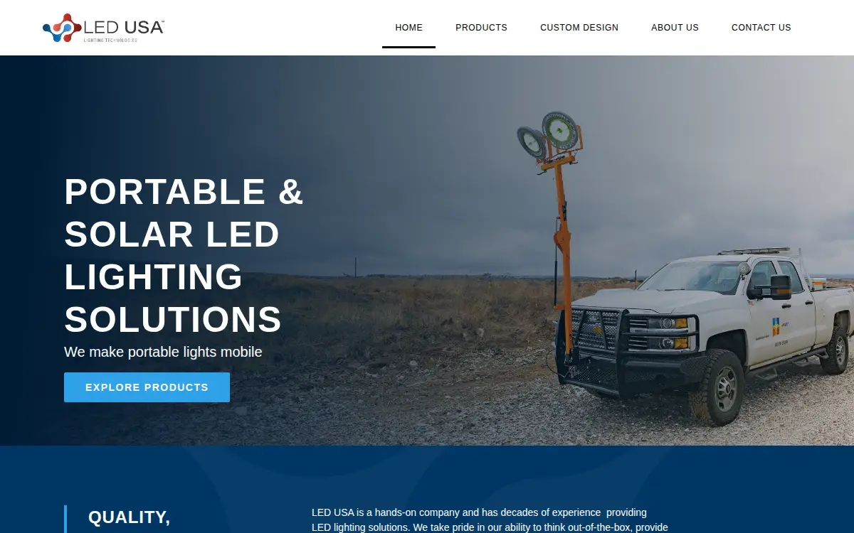 Homepage of Viking Sales LLC