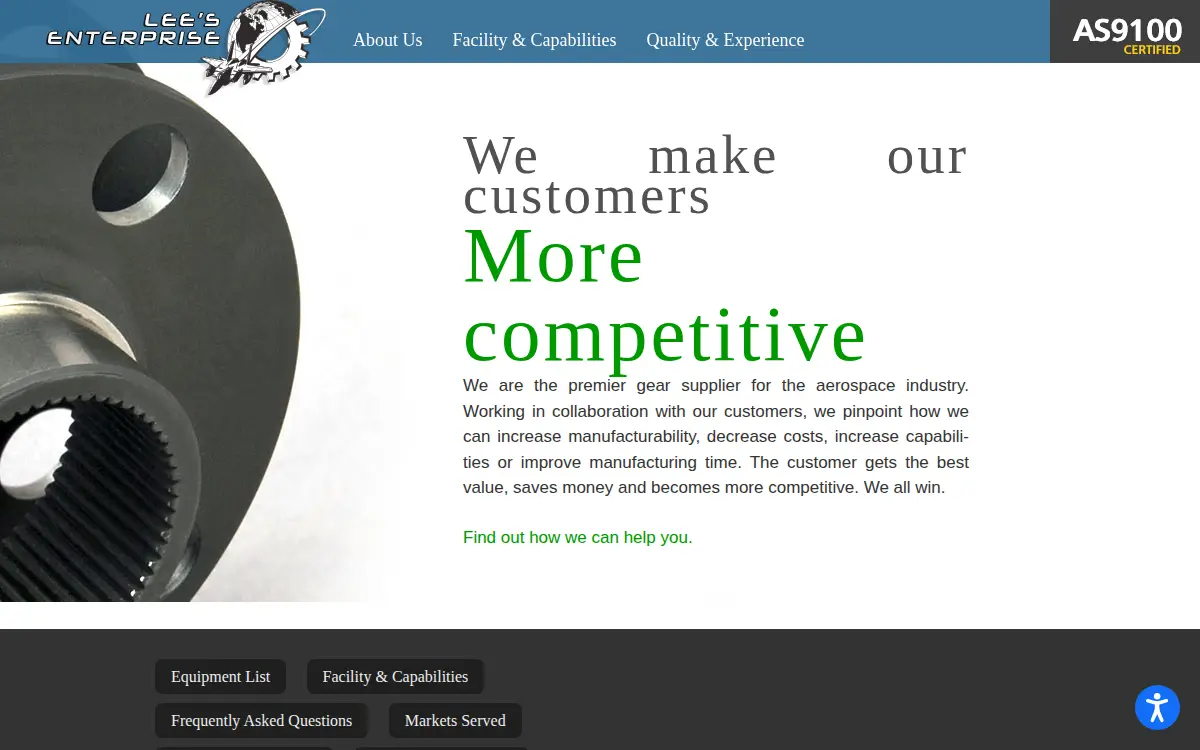 Homepage of Molnar Engineering, INC.