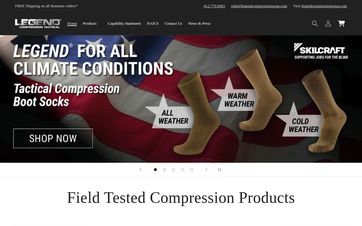 Homepage of Timber Rock Marketing, LLC
