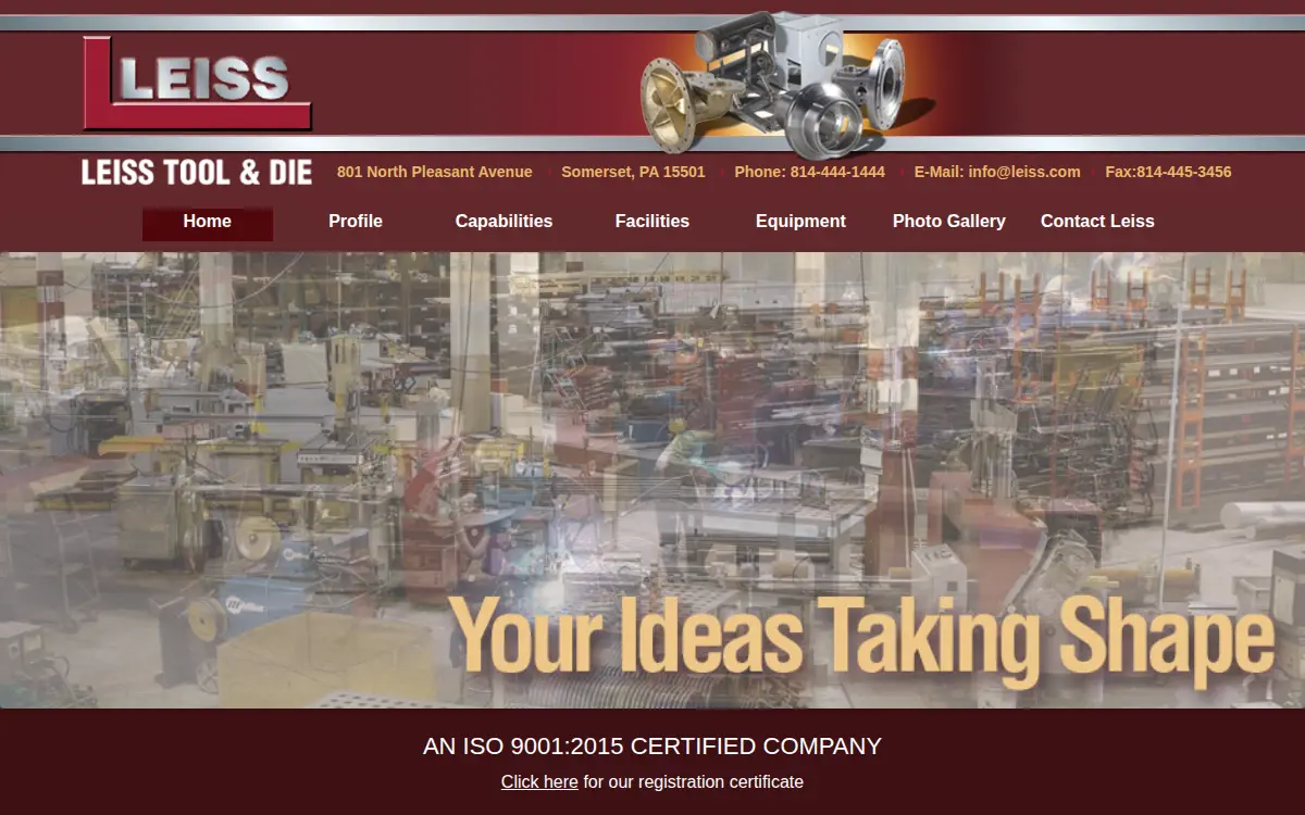 Homepage of Daniel Leiss