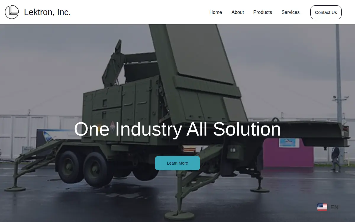 Homepage of Lektron INC