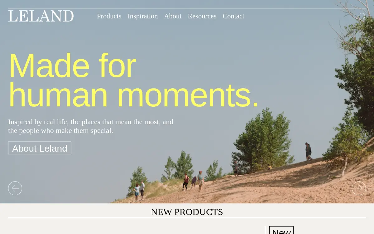Homepage of Leland International, INC