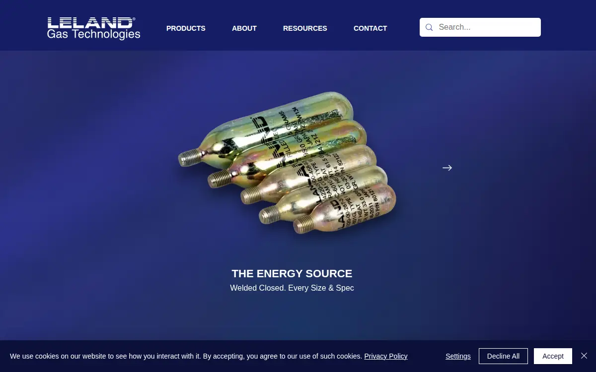 Homepage of Leland Limited INC