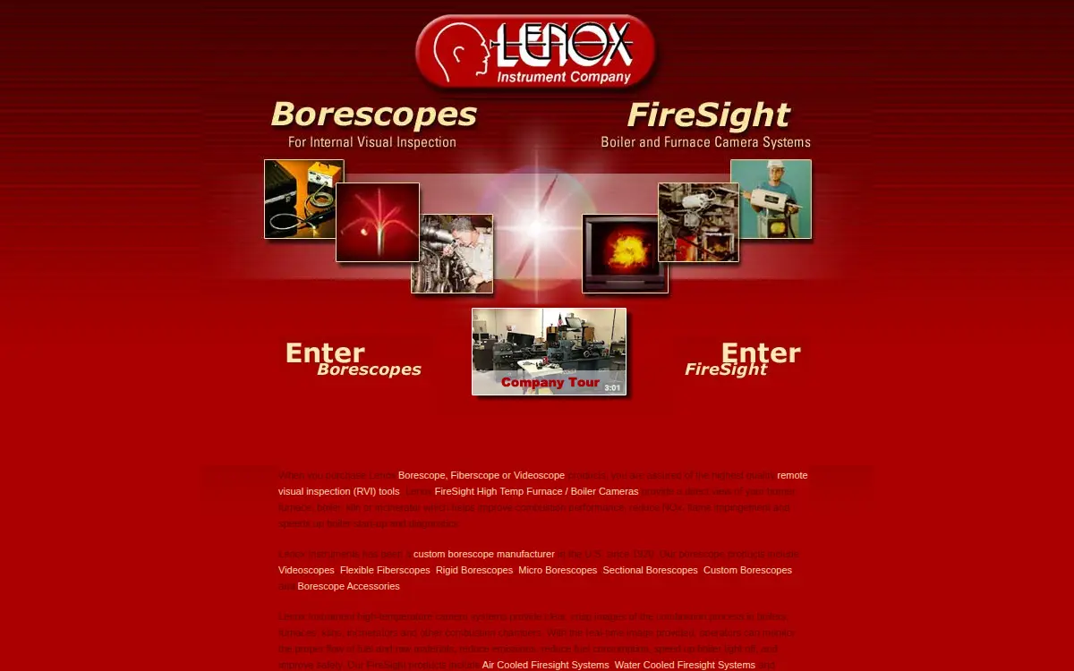 Homepage of Lenox Instrument Co., INC.