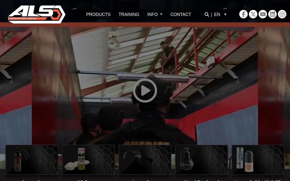Homepage of Als, INC.