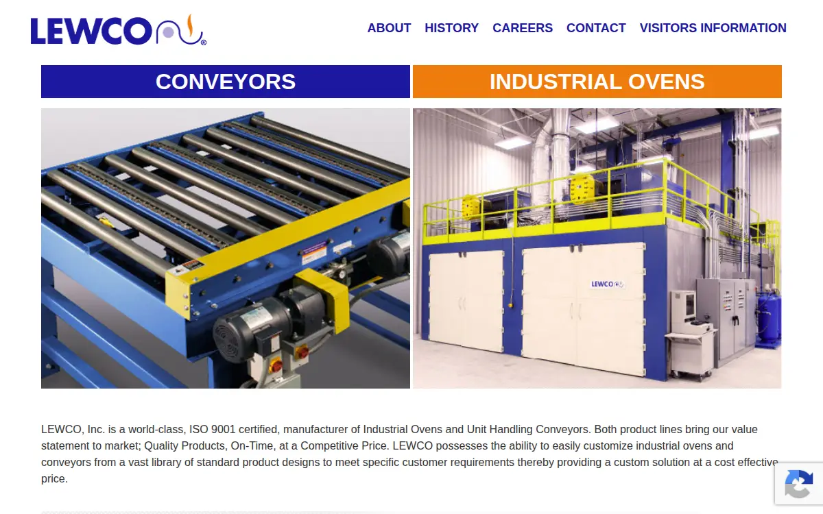 Homepage of Lewco INC