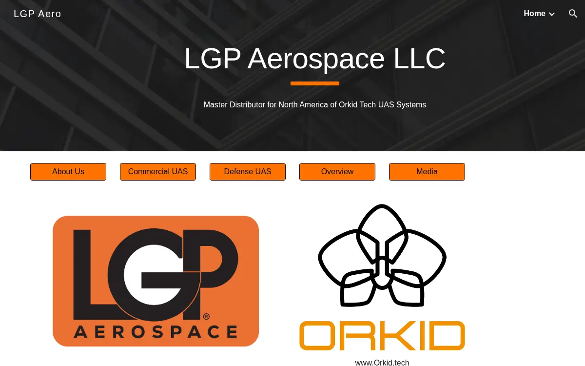 Homepage of Lgp Aerospace LLC