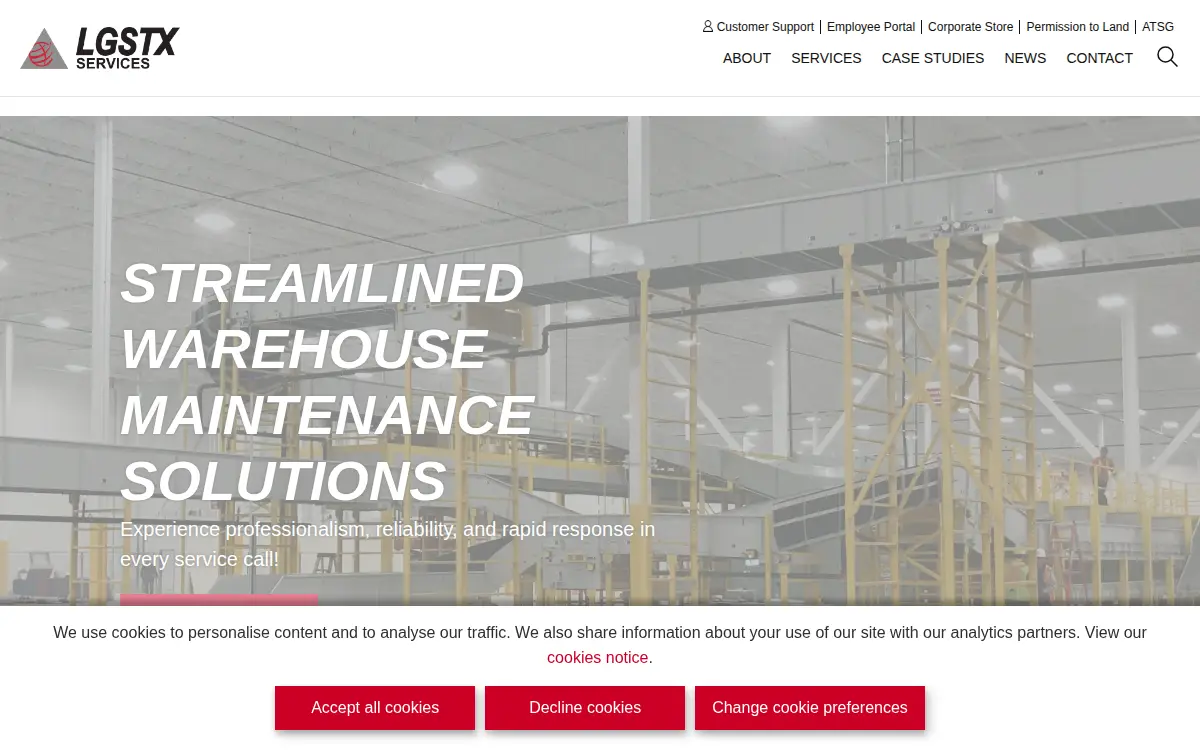 Homepage of Lgstx Services INC