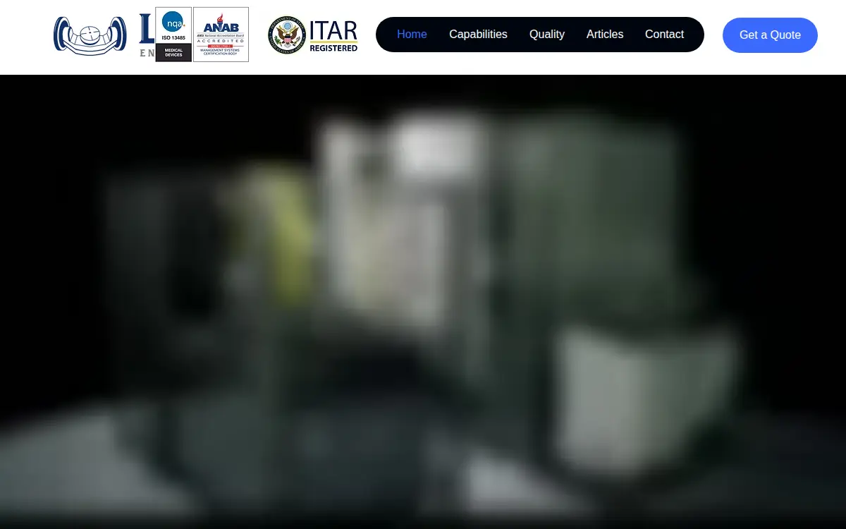 Homepage of Lhm Engineering LLC
