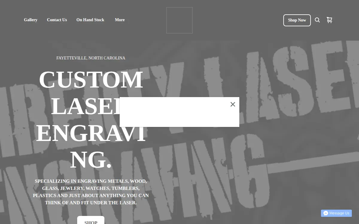 Homepage of Liberty Laser Engraving