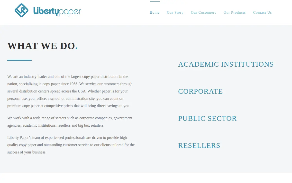 Homepage of D D Office Products, INC.