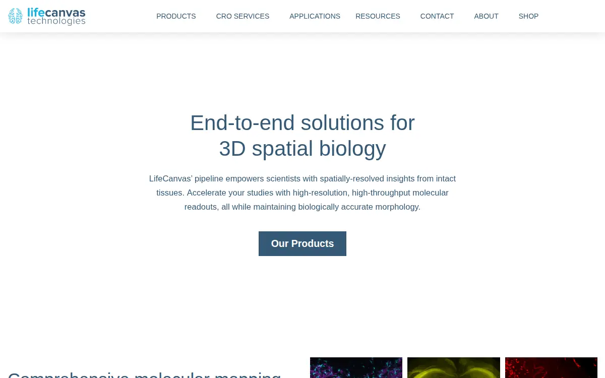Homepage of Lifecanvas Technologies INC