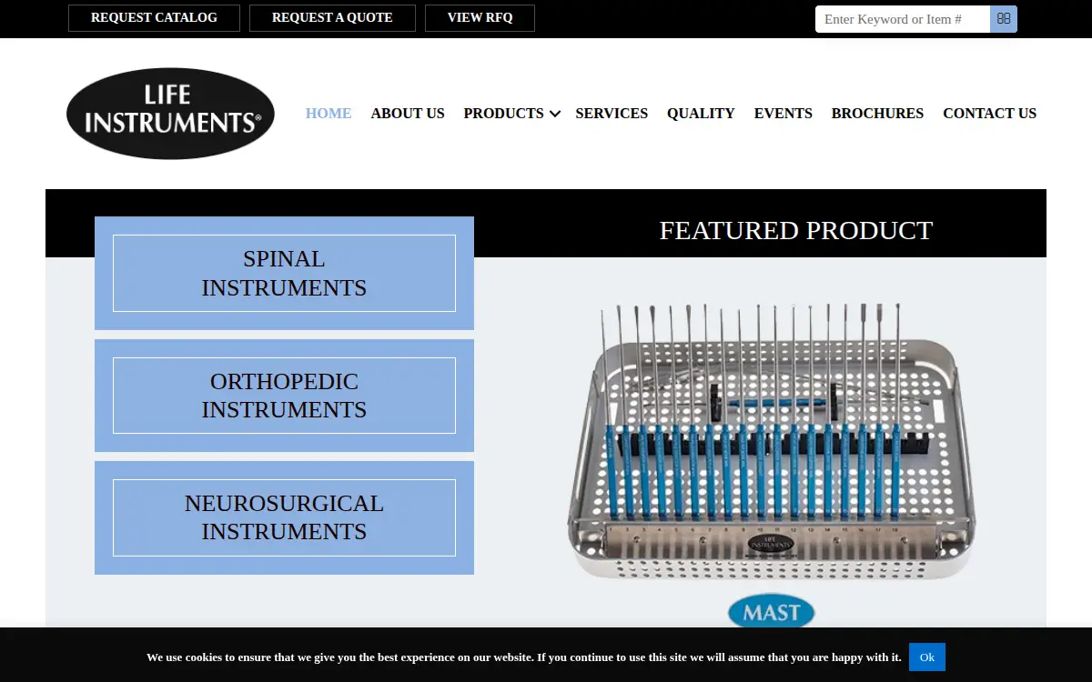 Homepage of Life Instrument CORP