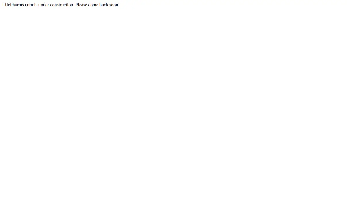 Homepage of Lifepharms LLC