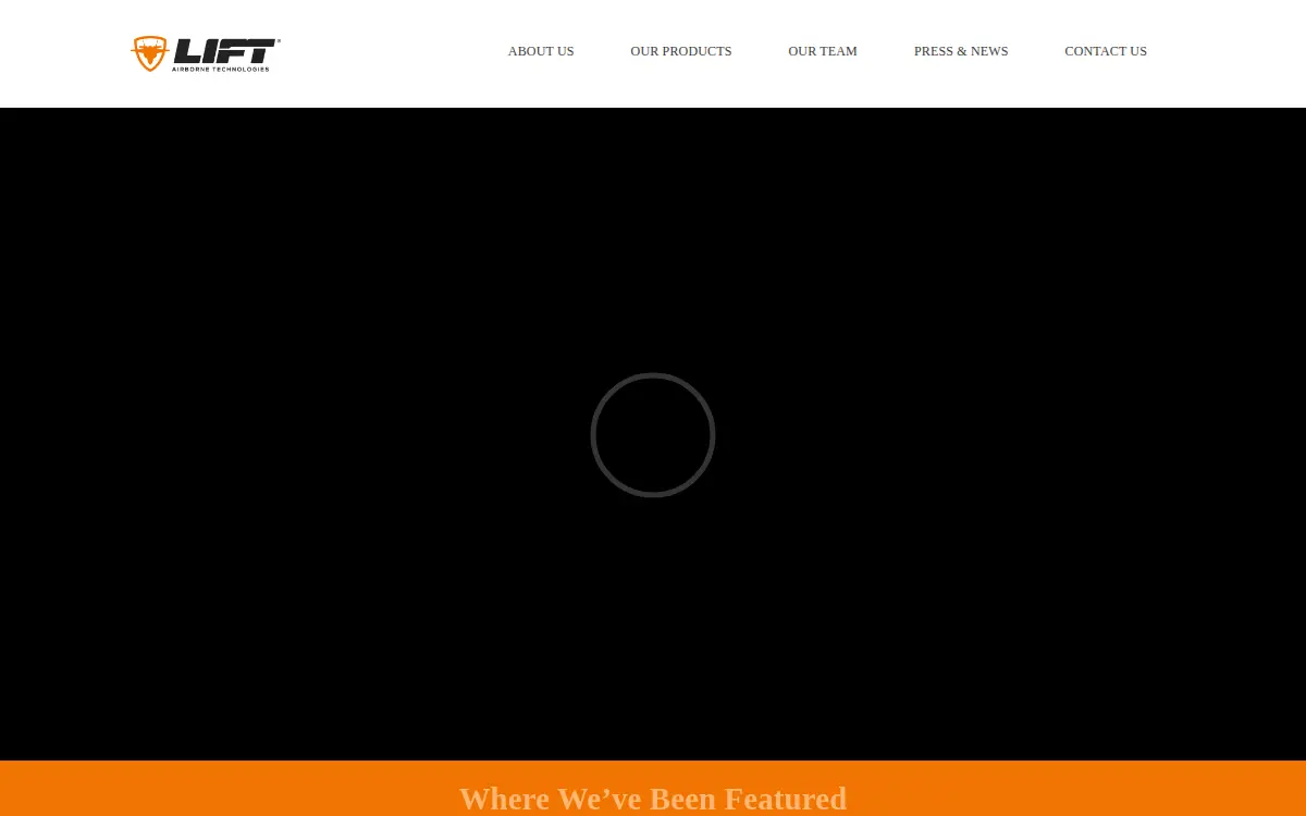 Homepage of Lift Airborne Technologies LLC