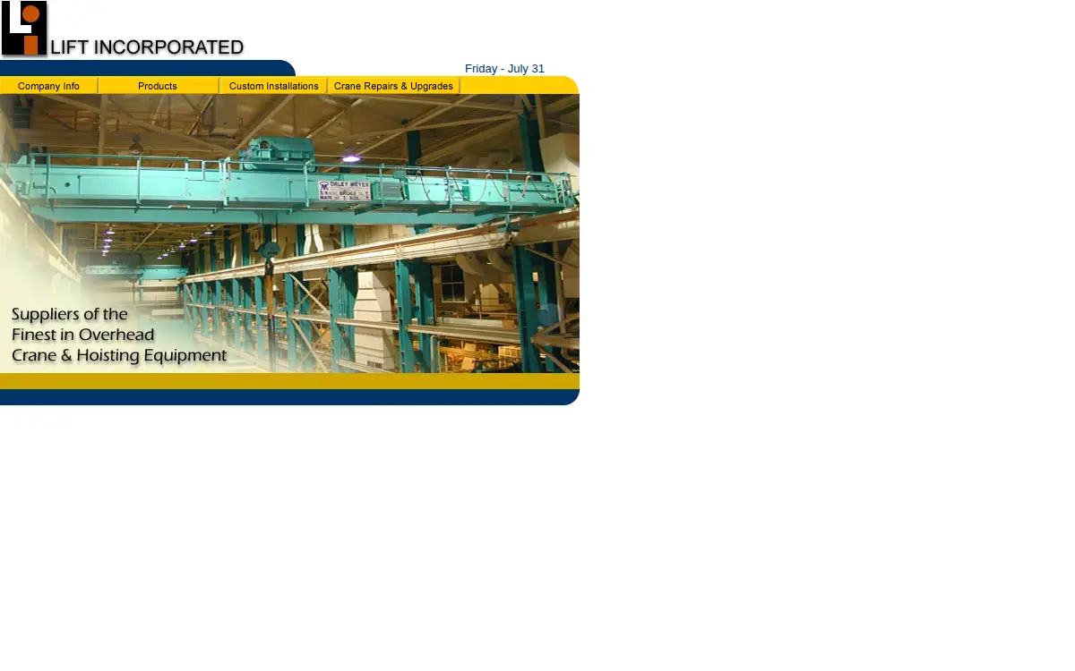 Homepage of Lift, INC
