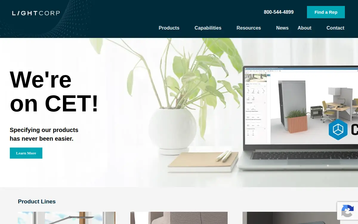 Homepage of Light CORP INC.