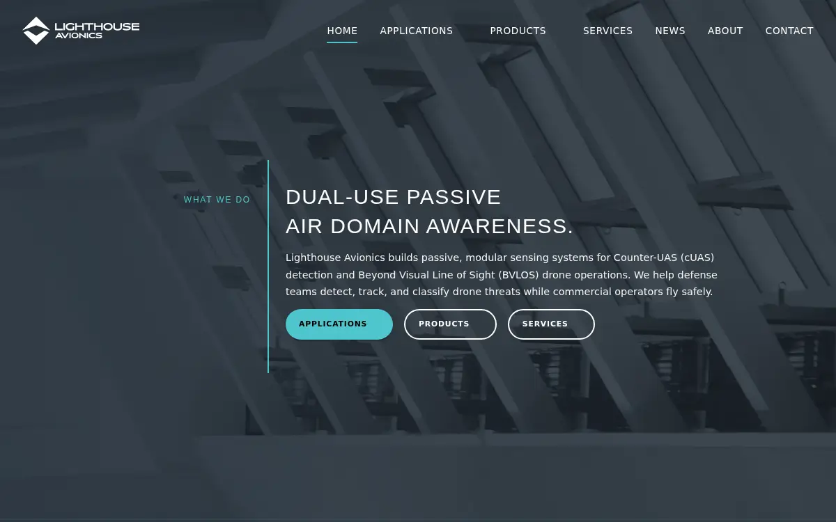 Homepage of Lighthouse Avionics INC.