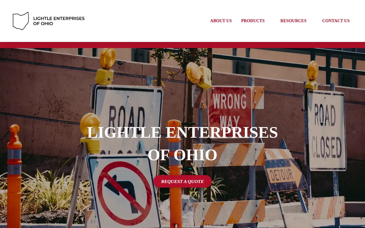 Homepage of Lightle Enterprises of Ohio LLC