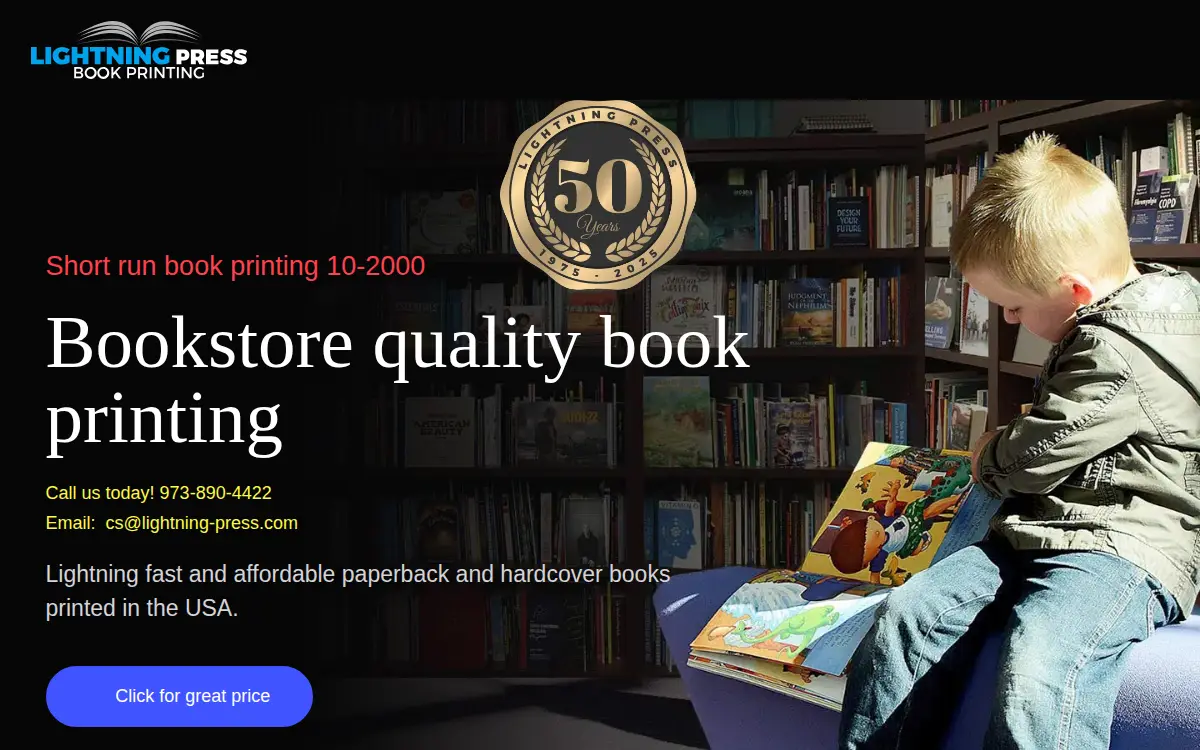 Homepage of Lightning Press, INC.