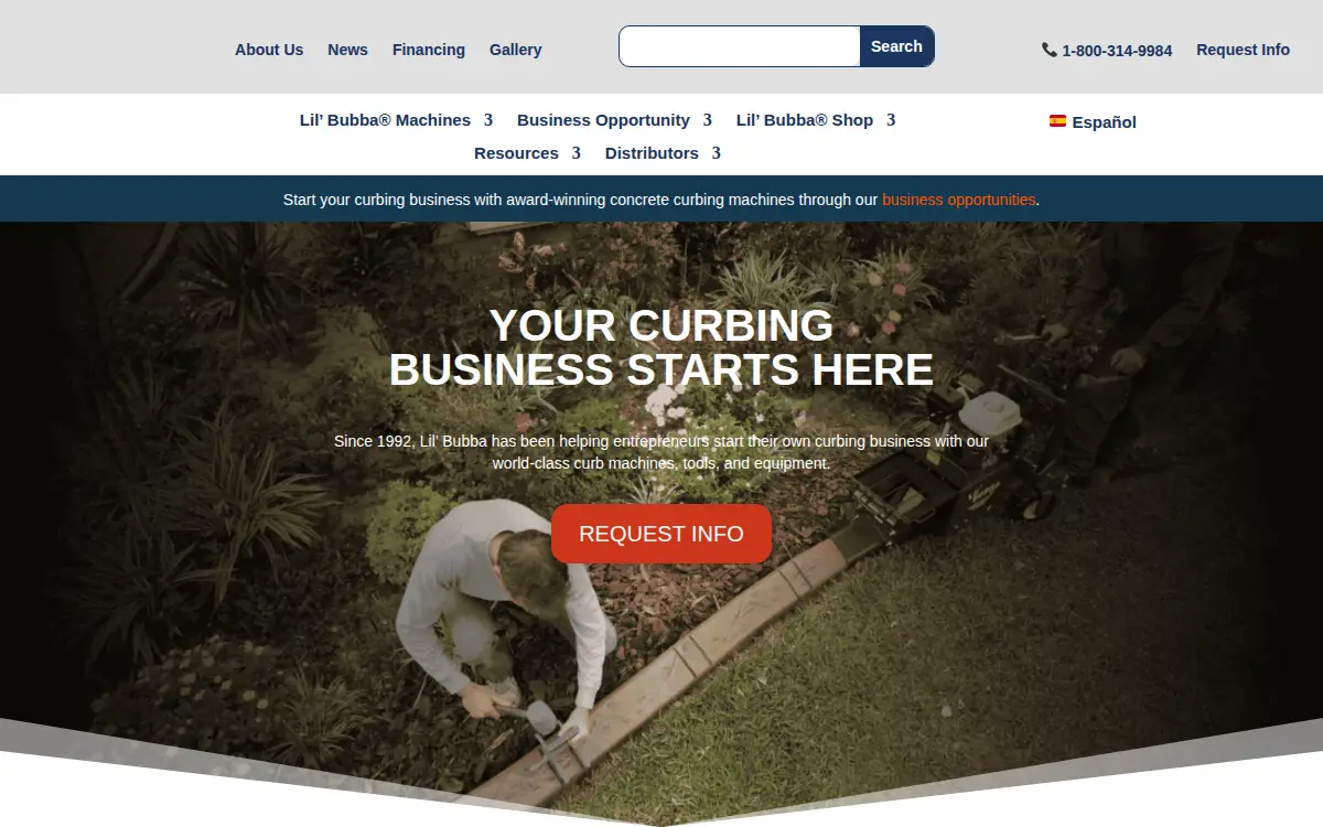 Homepage of The Concrete Edge CO