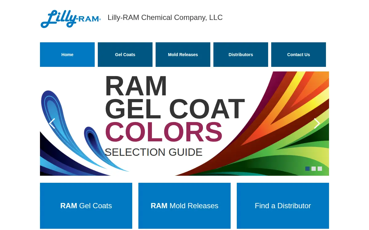 Homepage of Lilly-ram Chemical Company, LLC