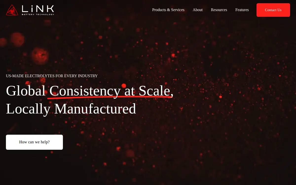 Homepage of Link Battery Technology INC