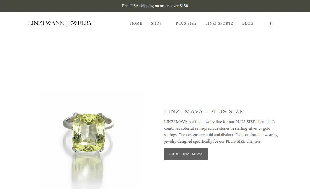 Homepage of Linzi Wann LLC